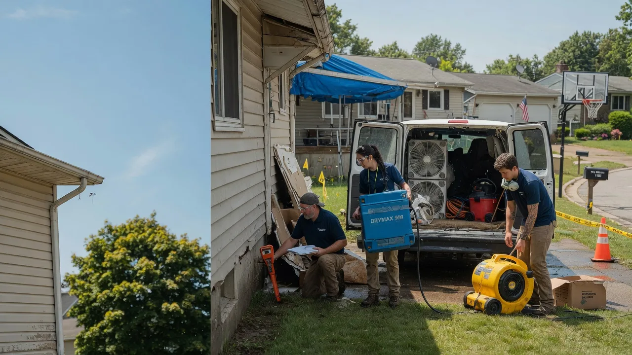 Ceiling Leak Cleanup in Whitmore Lake, MI near me